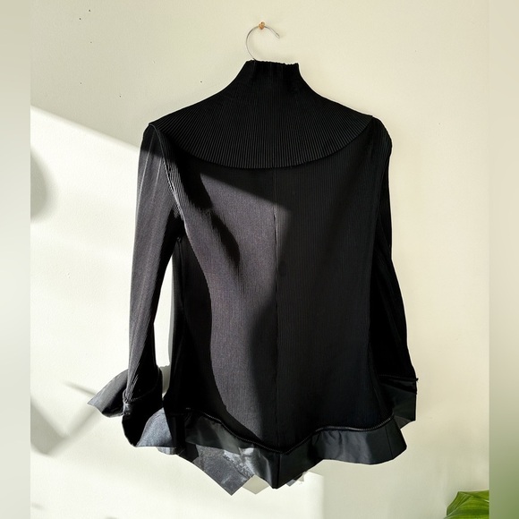 COPY - IPSE Blouse/Blazer - New Wave Deconstructed Asymmetrical Top - black -Si… - Picture 3 of 10